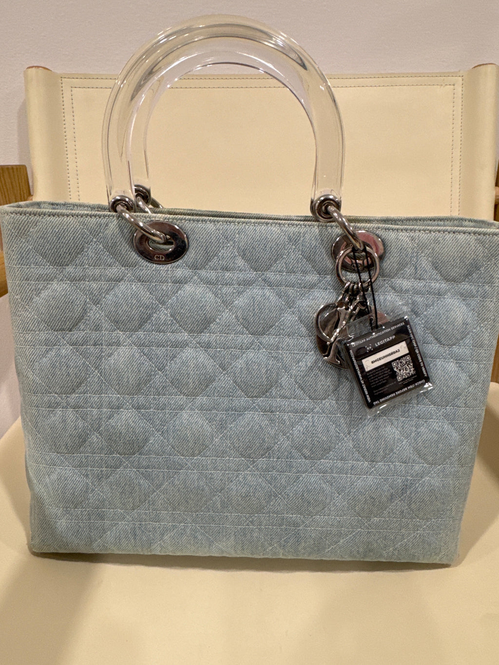 Dior Denim Lady Dior Large