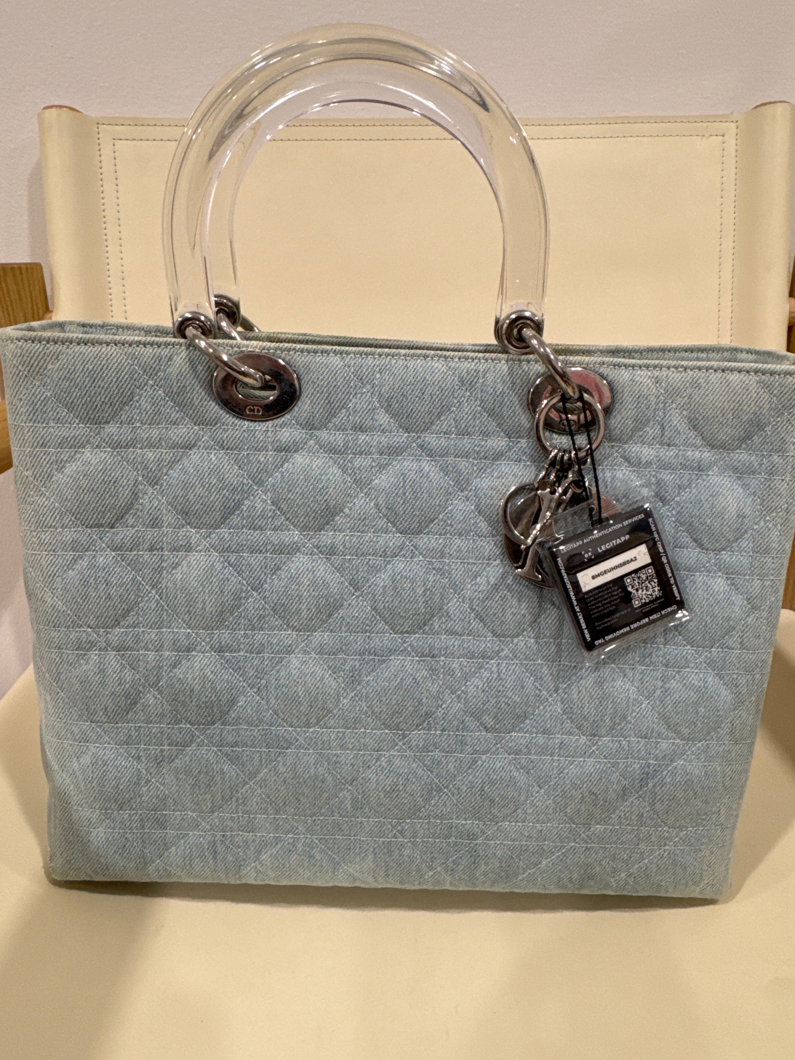 Dior Denim Lady Dior Large