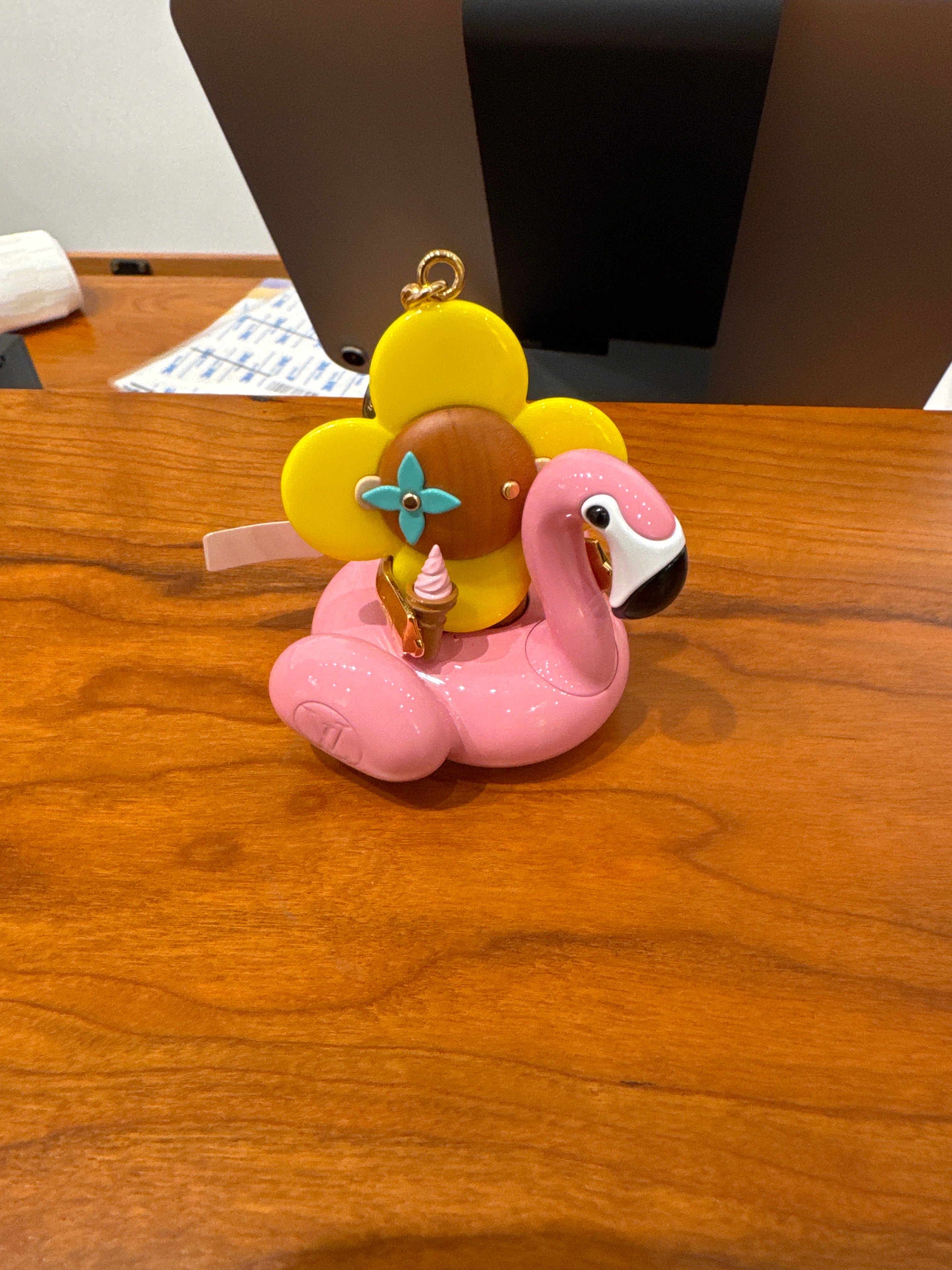 Louis Vuitton Vivienne Flamingo bag charm