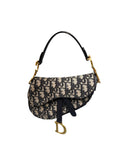 Christian Dior Oblique Jacquard Saddle Handbag
