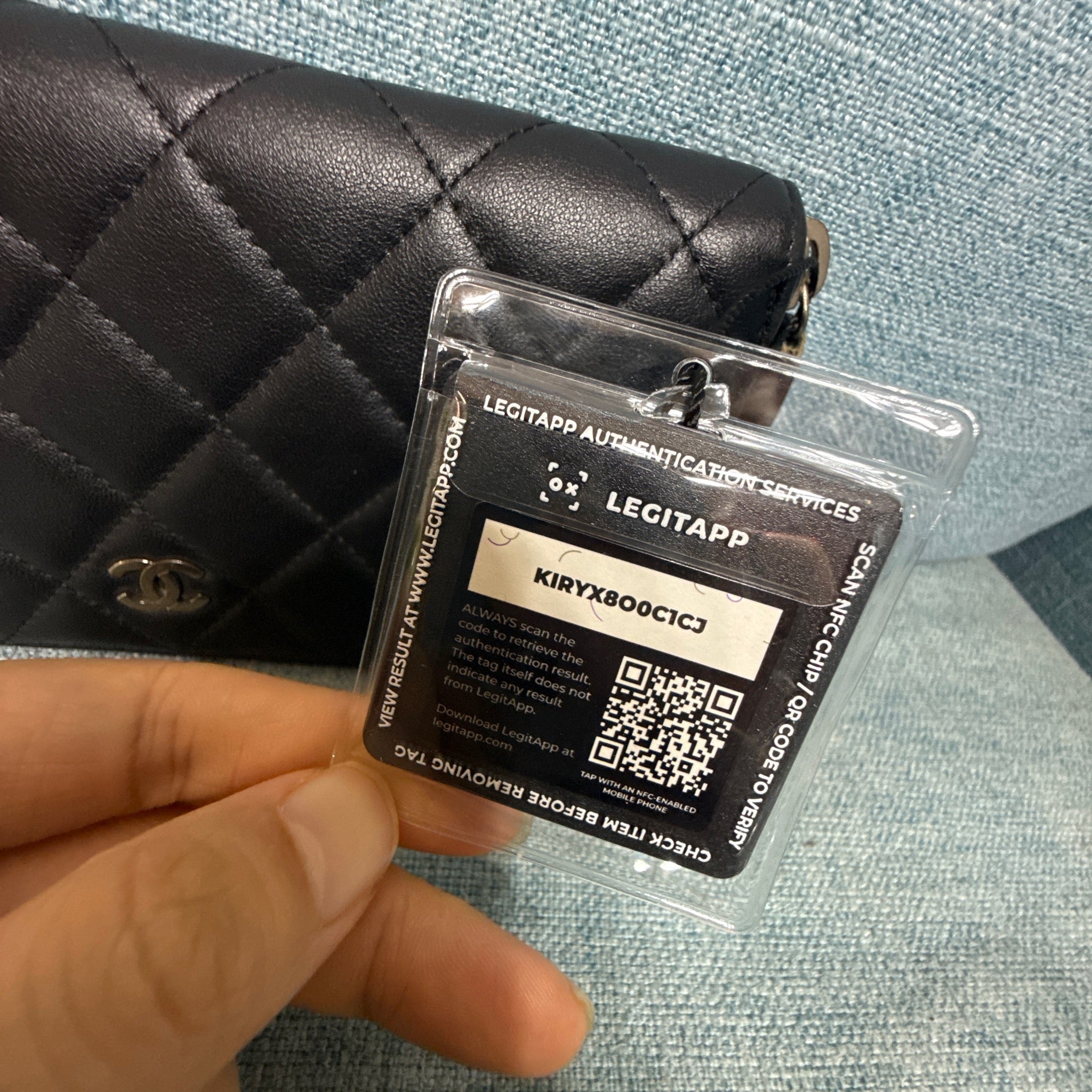 Chanel Quilted Lambskin Zip Around Long Wallet