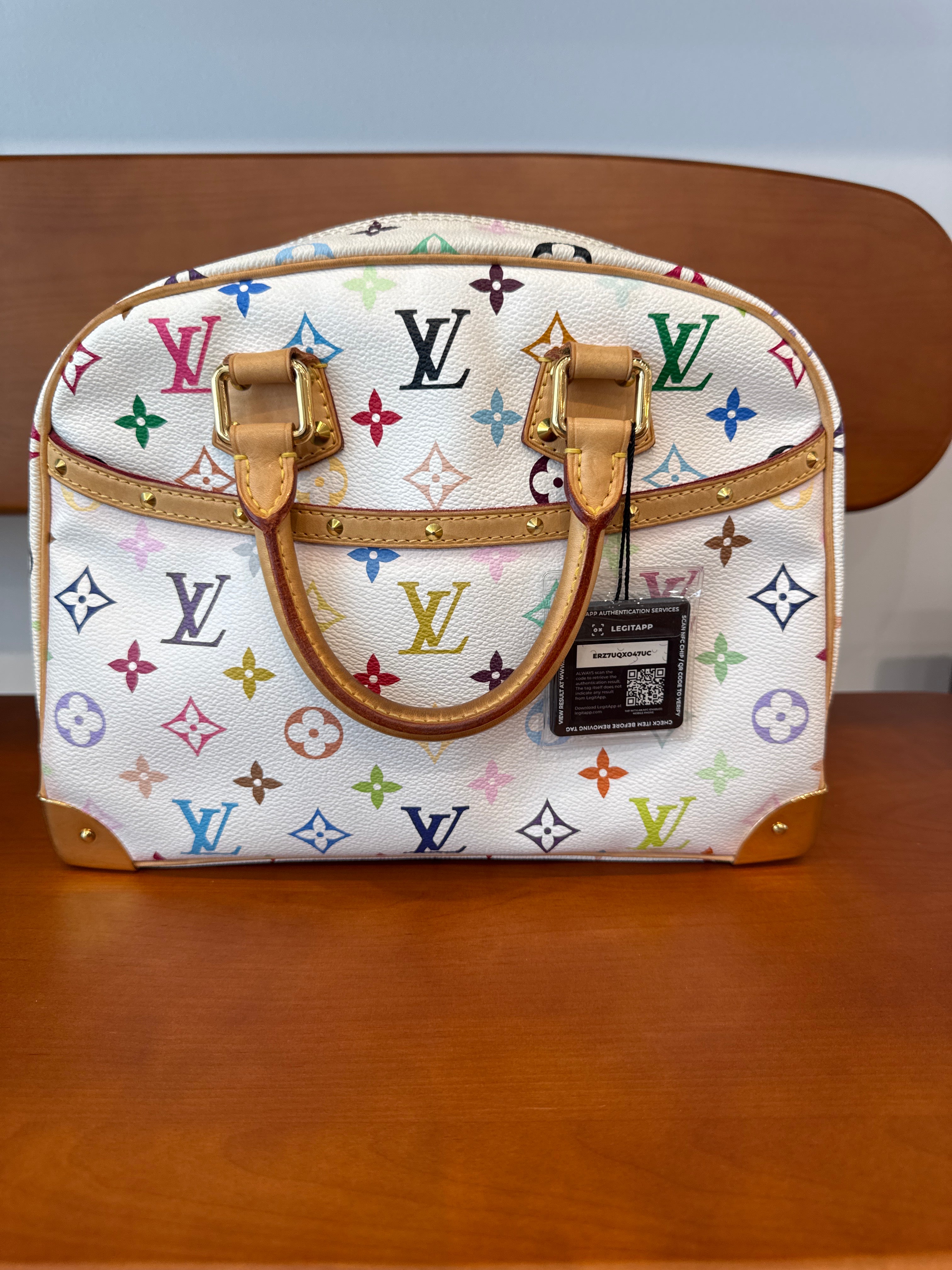 Louis Vuitton Monogram Multicolor Trouville White