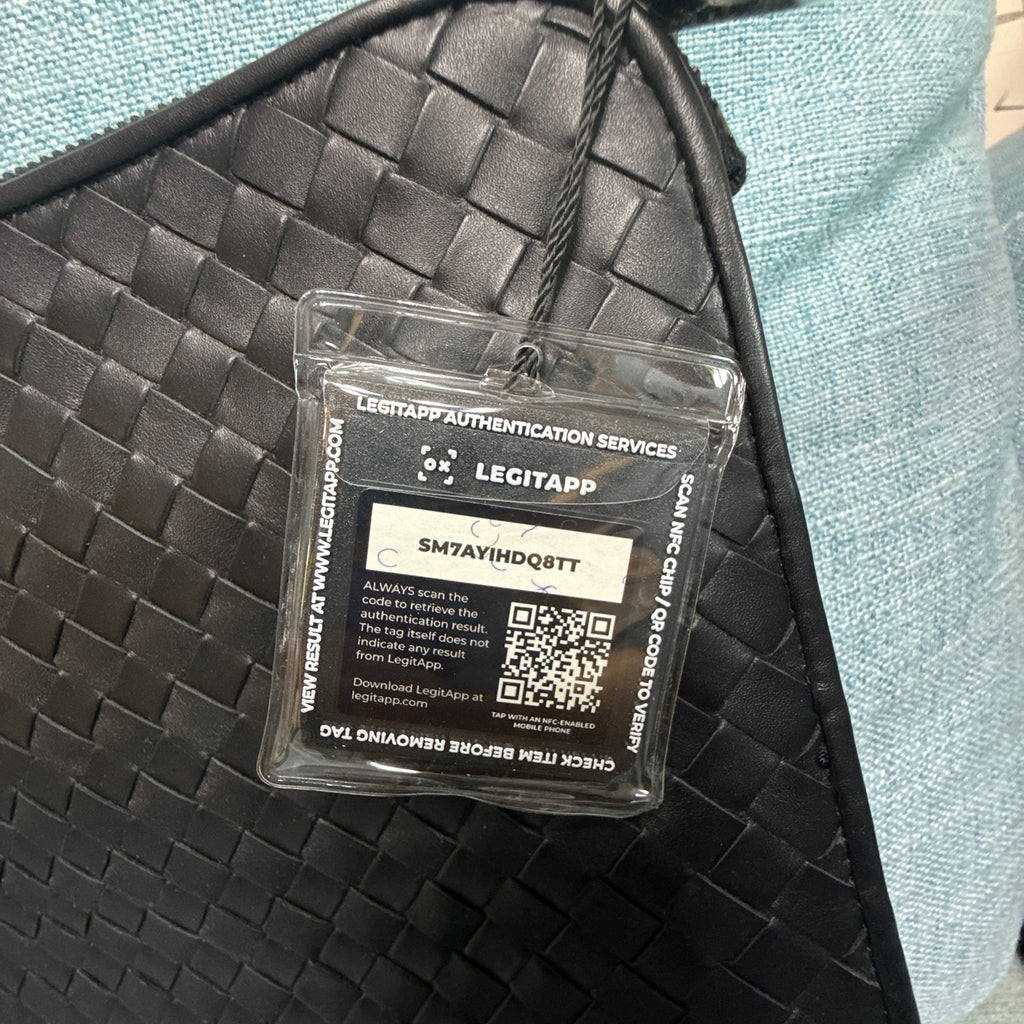 Bottega Veneta Intrecciato Nappa Leather Zip Document Pouch Clutch