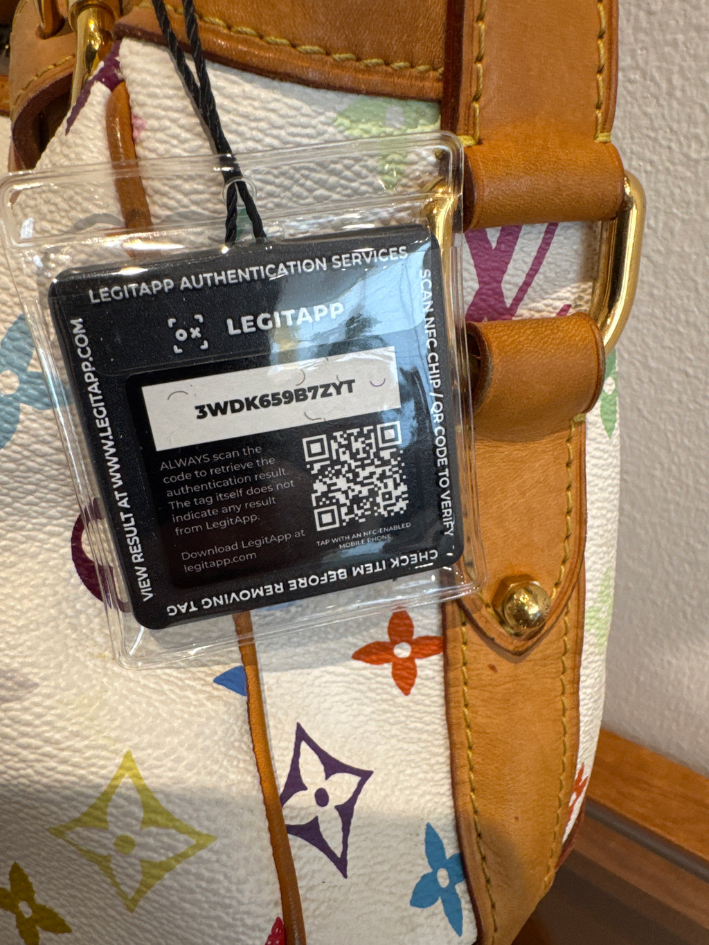 Louis Vuitton Monogram Multicolor Greta White