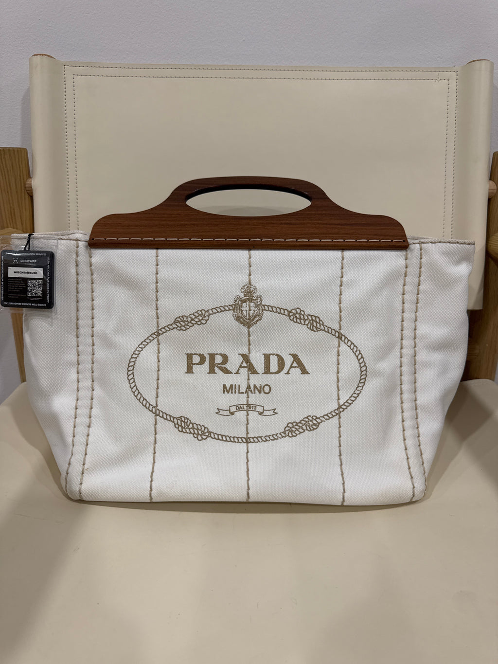 Prada Canapalage tote bag