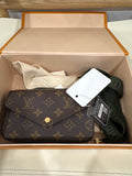 Louis Vuitton Monogram Felicie Strap & Go Kaki Ch2141
