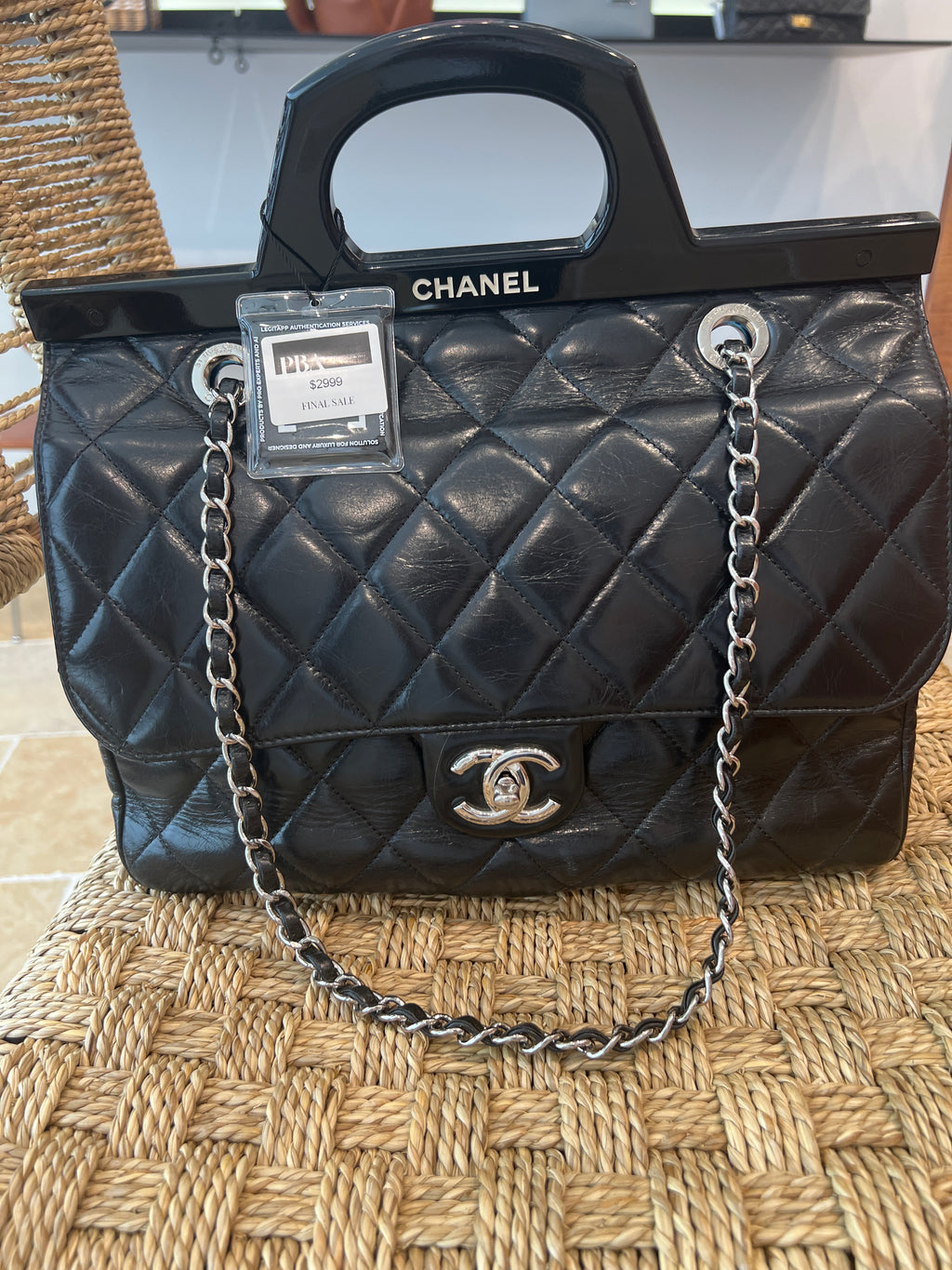 Chanel CC Delivery Tote Glazed Calfskin