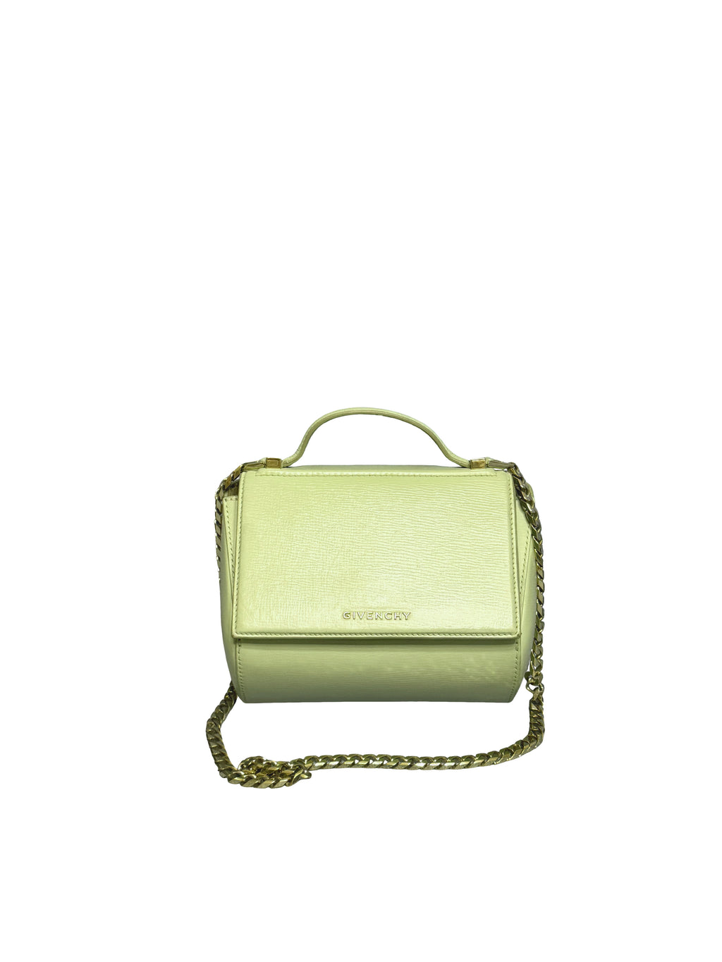 Givenchy Textured Leather Pandora Box Chain Crossbody Bag