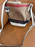 Burberry bucket tassel bag