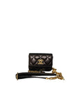 Chanel Lambskin Quilted CC Mini Flap Chain Waist Bag
