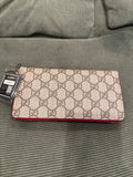 Gucci GG Supreme zip-around long wallet