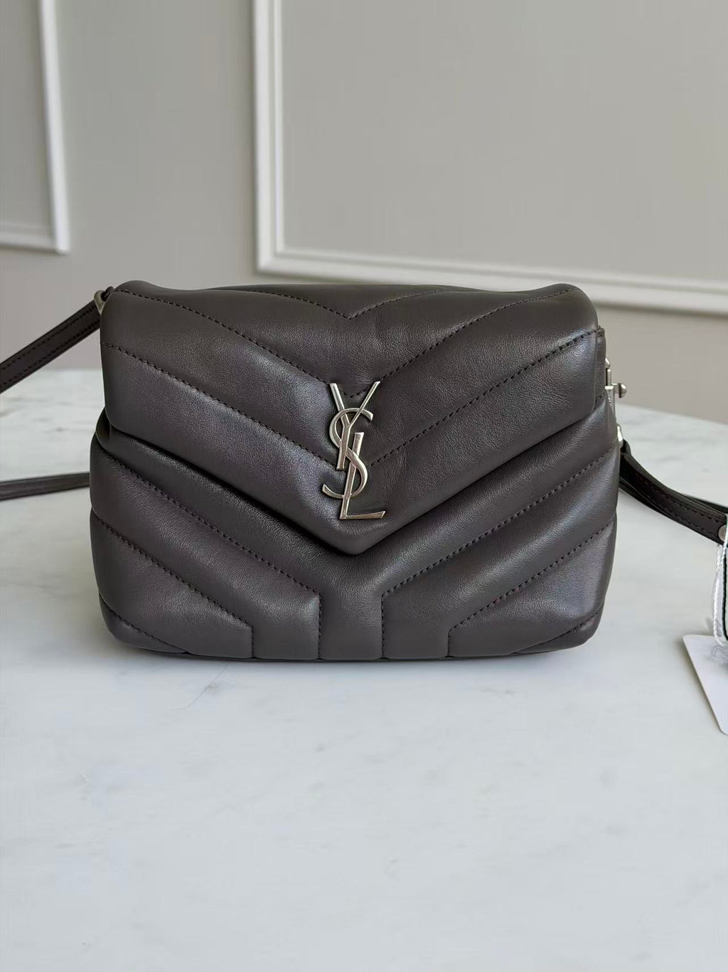 3481 Saint Laurent Quilted Calfskin Loulou Crossbody Bag