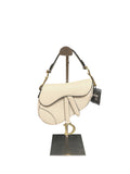 Christian Dior Grained Calfskin Saddle Shoulder Bag