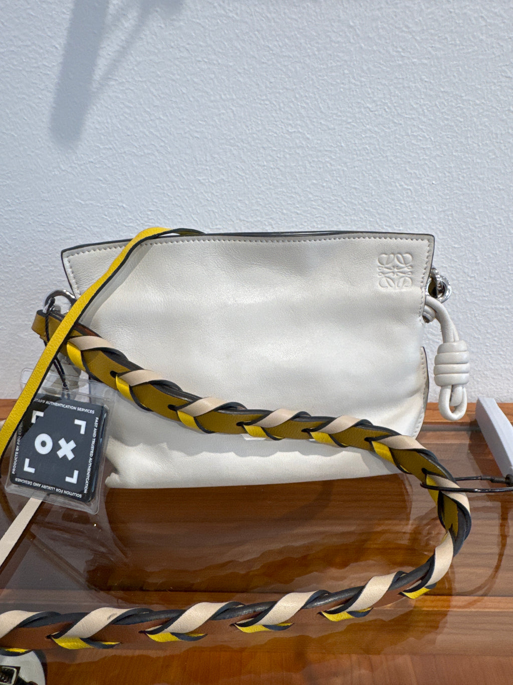 Loewe Calfskin Flamenco Knot Clutch