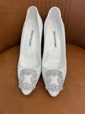 Manolo Blahnik Hangisi pump white