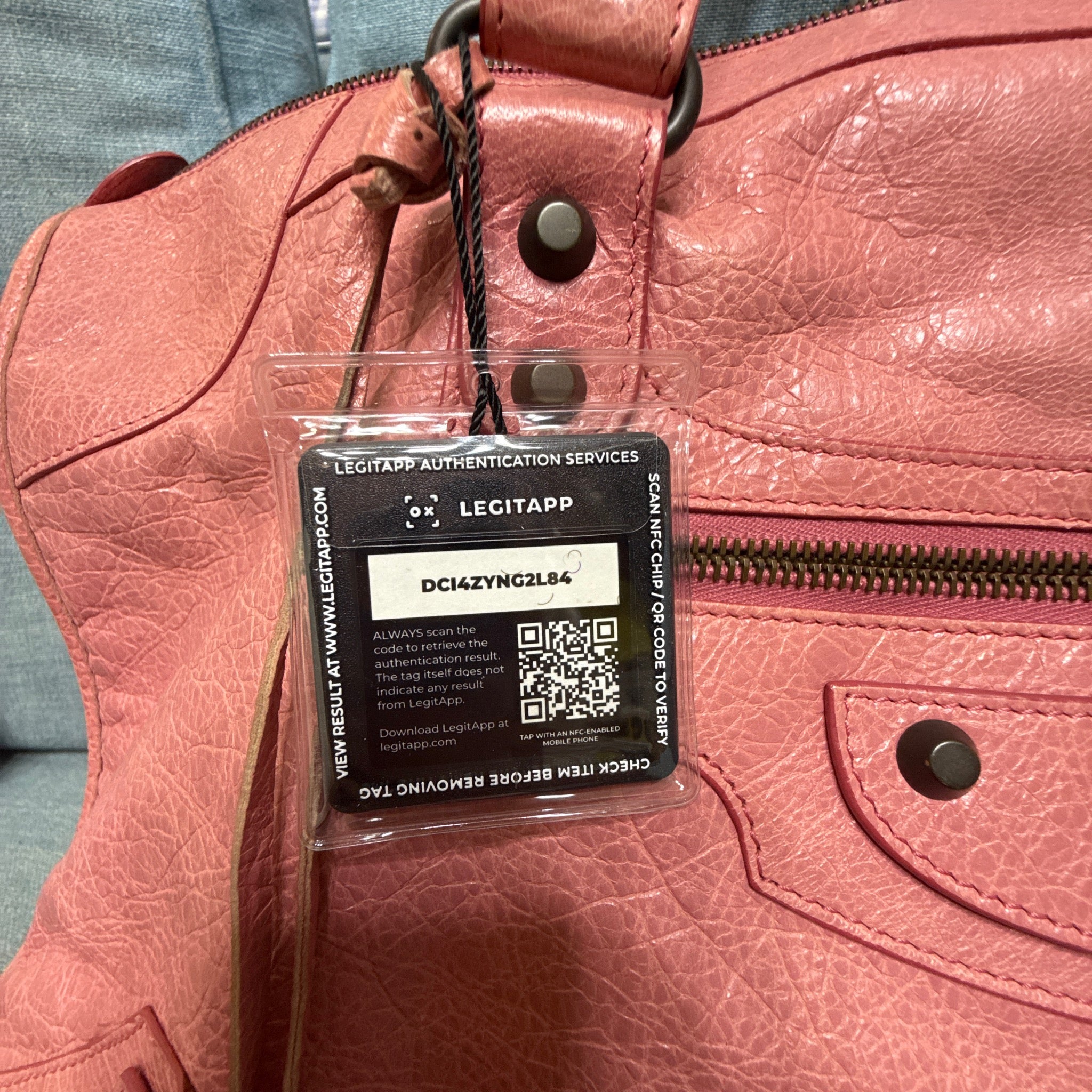 Balenciaga Vintage Arena Leather City Tote Bag