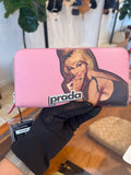 Prada Saffiano Leather Patch Wallet
