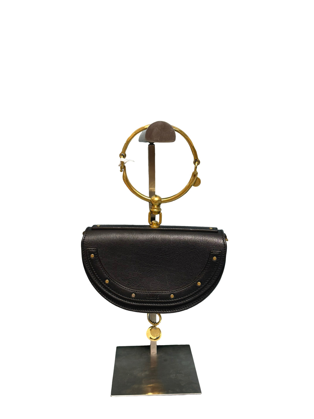 Chloé Calfskin Nile Half Moon Bracelet Crossbody Bag