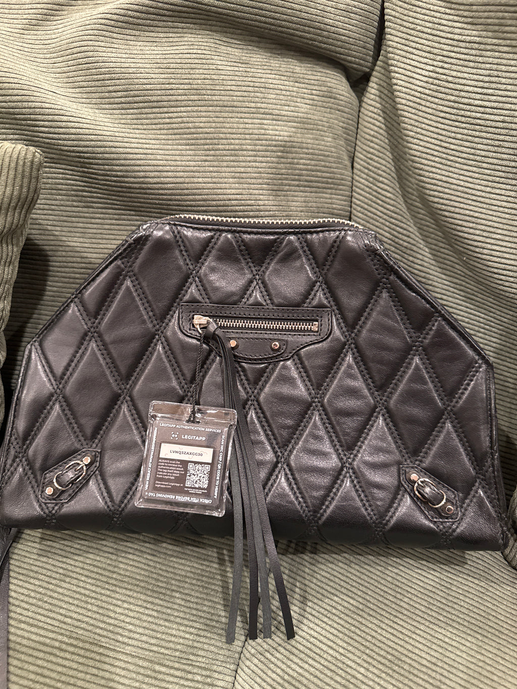 Balenciaga Leather Clutch Bag