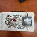 Christian Dior Smooth Calfskin D-Bee Clutch Tarot Embroidery