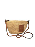 Loewe Raffia Calfskin Bucket Crossbody Bag