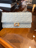 Fendi Wallet on Chain Light Blue