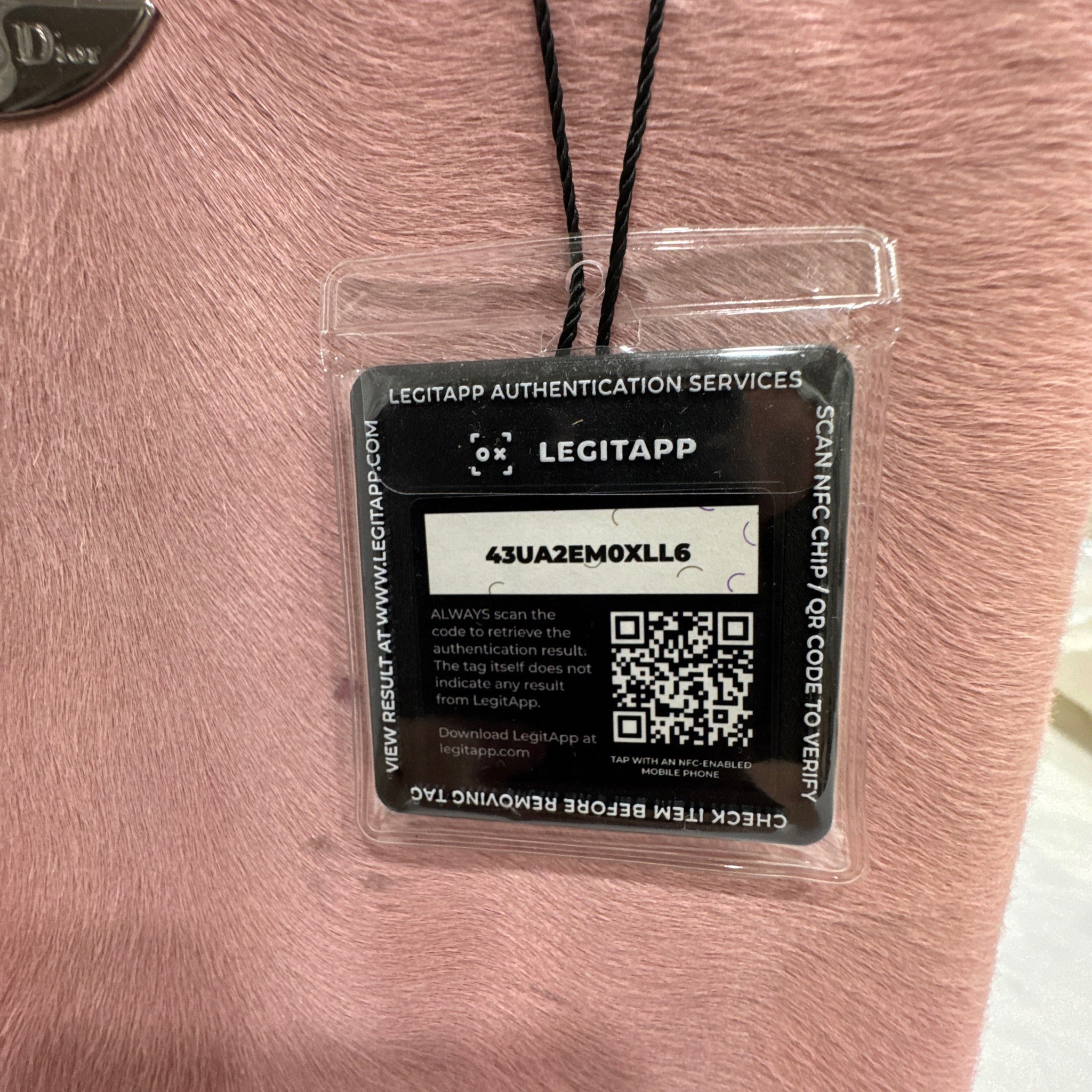 Christian Dior Pony Hair Vertical Tote