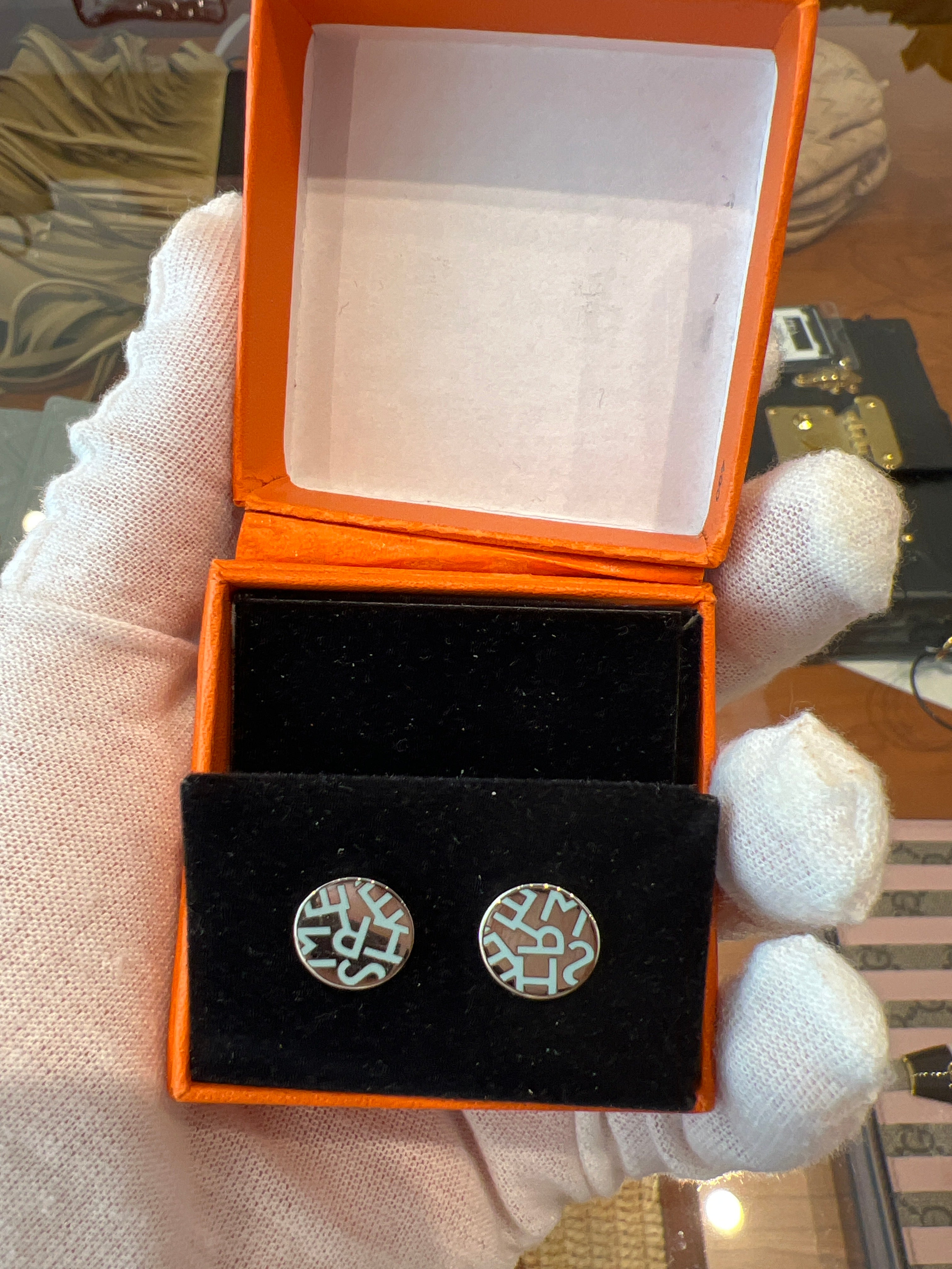 Hermès Pêle-Mêle earrings
