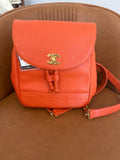 Chanel Caviar Leather Backpack vintage cc