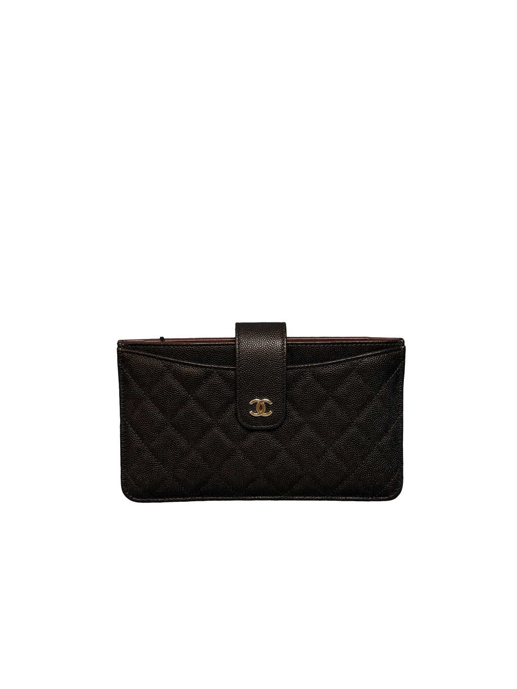 Chanel Caviar Quilted Long Flap Wallet