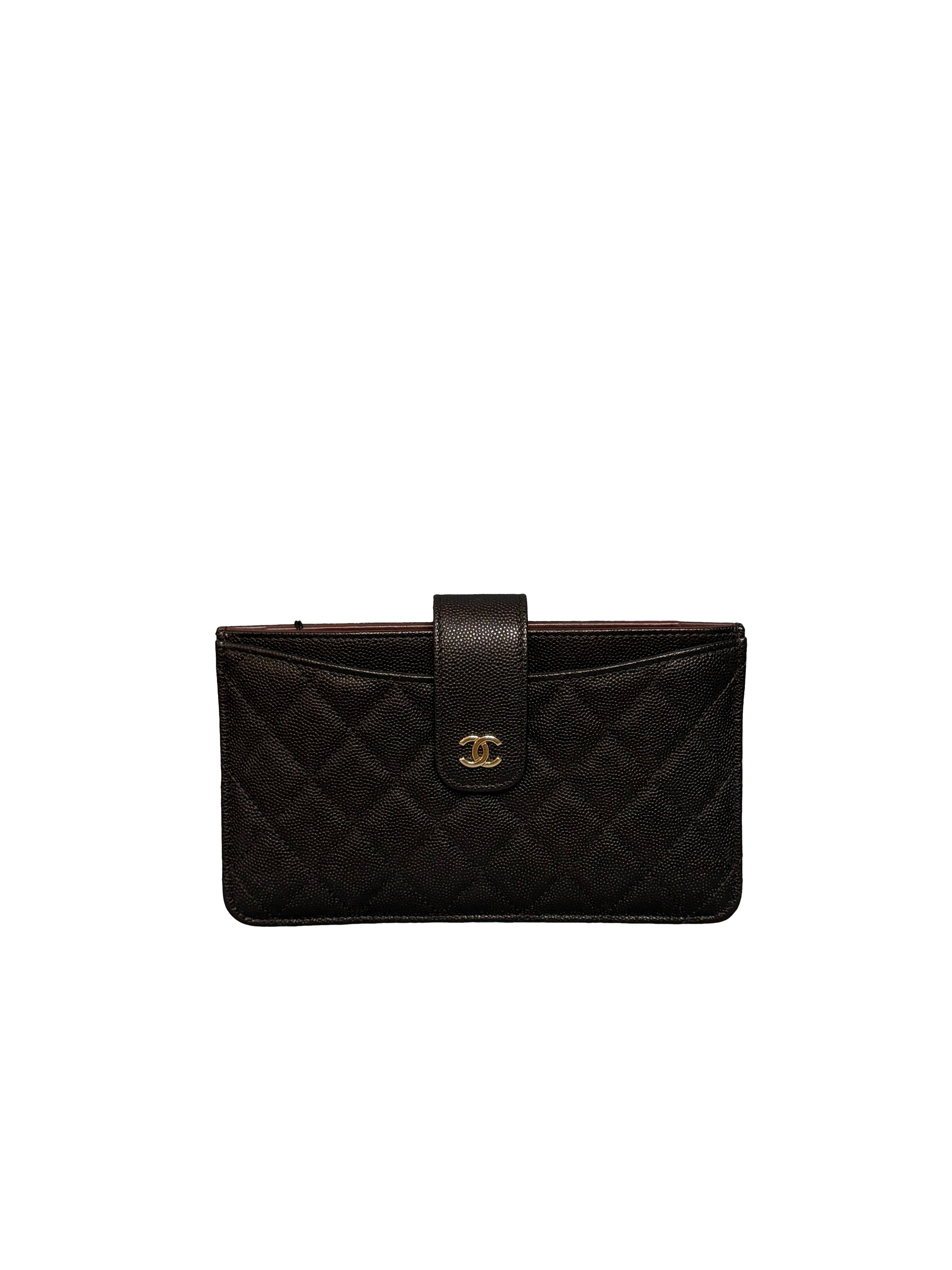 Chanel Caviar Quilted Long Flap Wallet