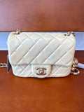 Chanel Lambskin Quilted Mini Pearl Crush Flap