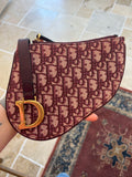 Christian Dior Oblique Saddle Pouch