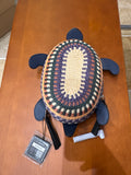 Loewe Raffia Calfskin Turtle Pouch