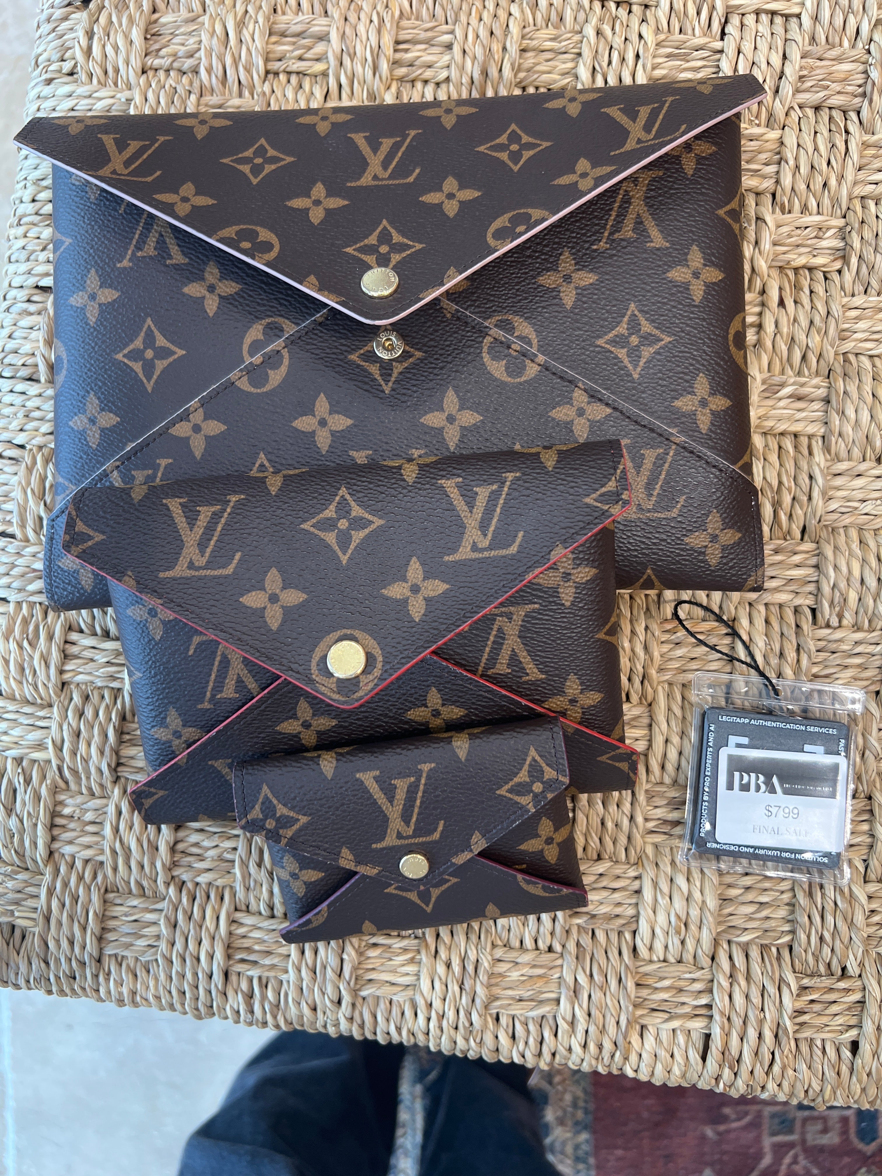 Louis Vuitton Monogram Kirigami Pochette Set