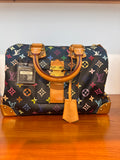 Louis Vuitton Monogram Multicolor Speedy Black