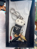 Prada robot keychain