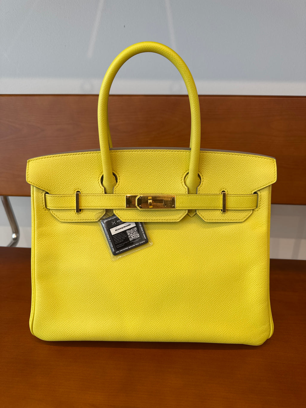 Hermes Epsom BIRKIN 30 Lime