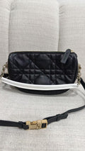2392 Christian Dior Lambskin Cannage Dior Vibe Hobo Bag