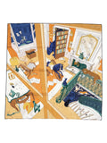 Hermès Mystere Au 24 Faubourg Silk Scarf