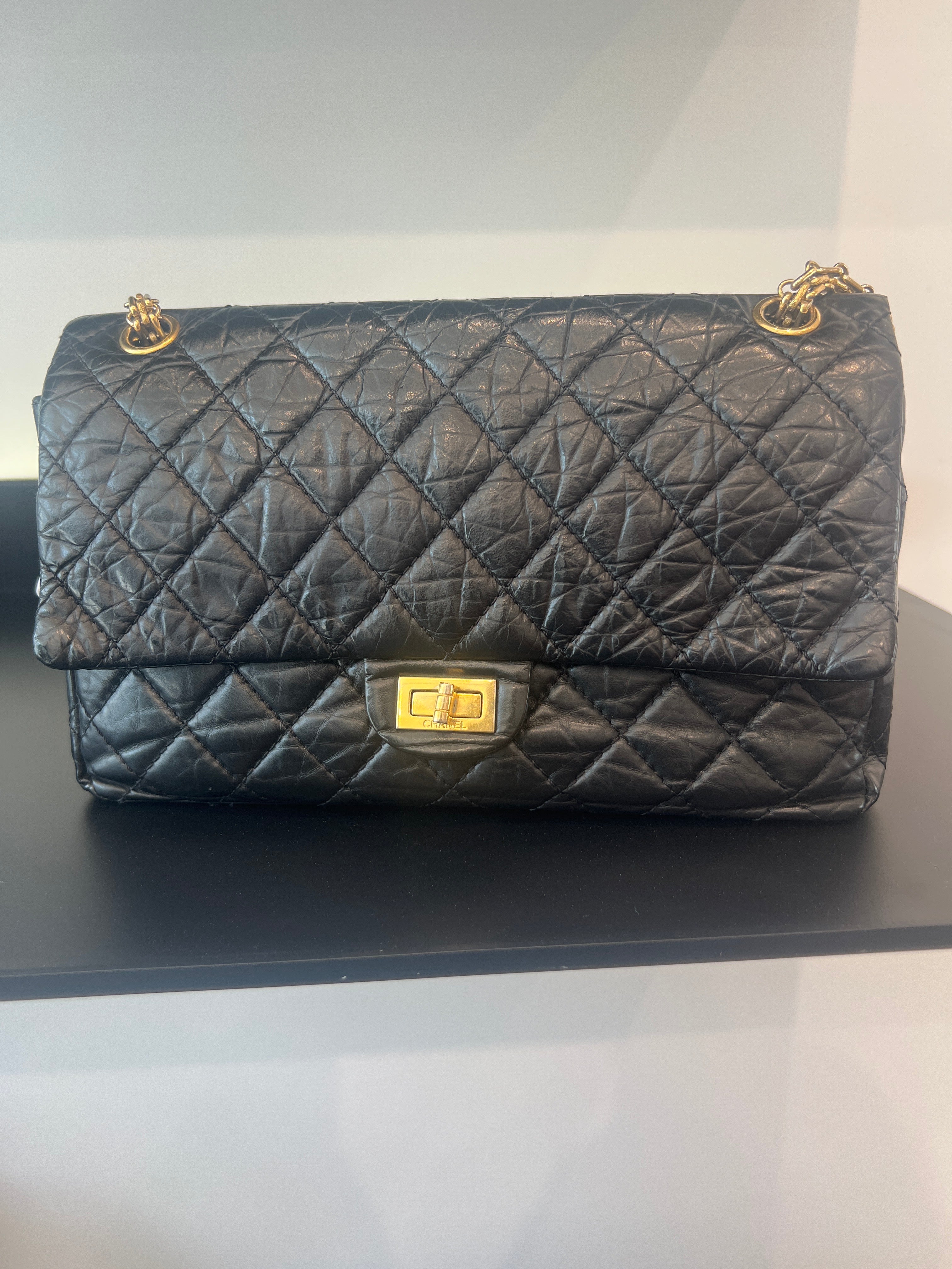 Chanel Reissue 2.55 Flap Bag Quilted Aged Calfskin