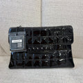 Chanel Patent Leather Chocolate Bar Flap Handbag