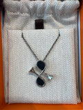 Hermes Cor H pendant necklace