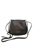 Bottega Veneta Intrecciato Nappa Leather Flap Messenger Crossbody Bag