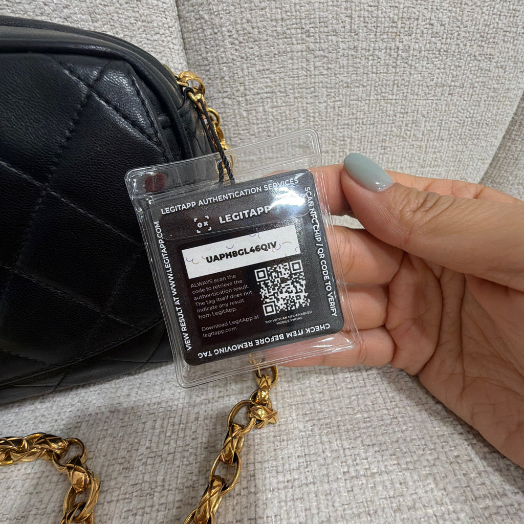 Chanel Lambskin Quilted Bijou Chain Flap Shoulder Bag