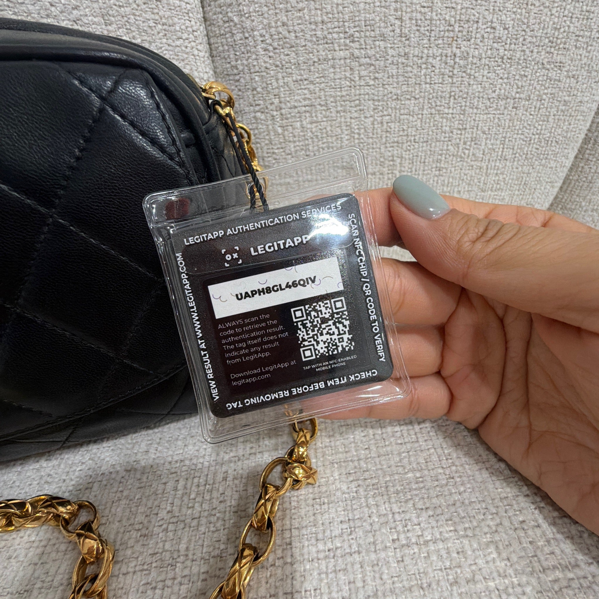Chanel Lambskin Quilted Bijou Chain Flap Shoulder Bag
