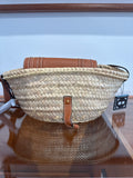 Chloe Raffia Calfskin Marcie Basket Bag
