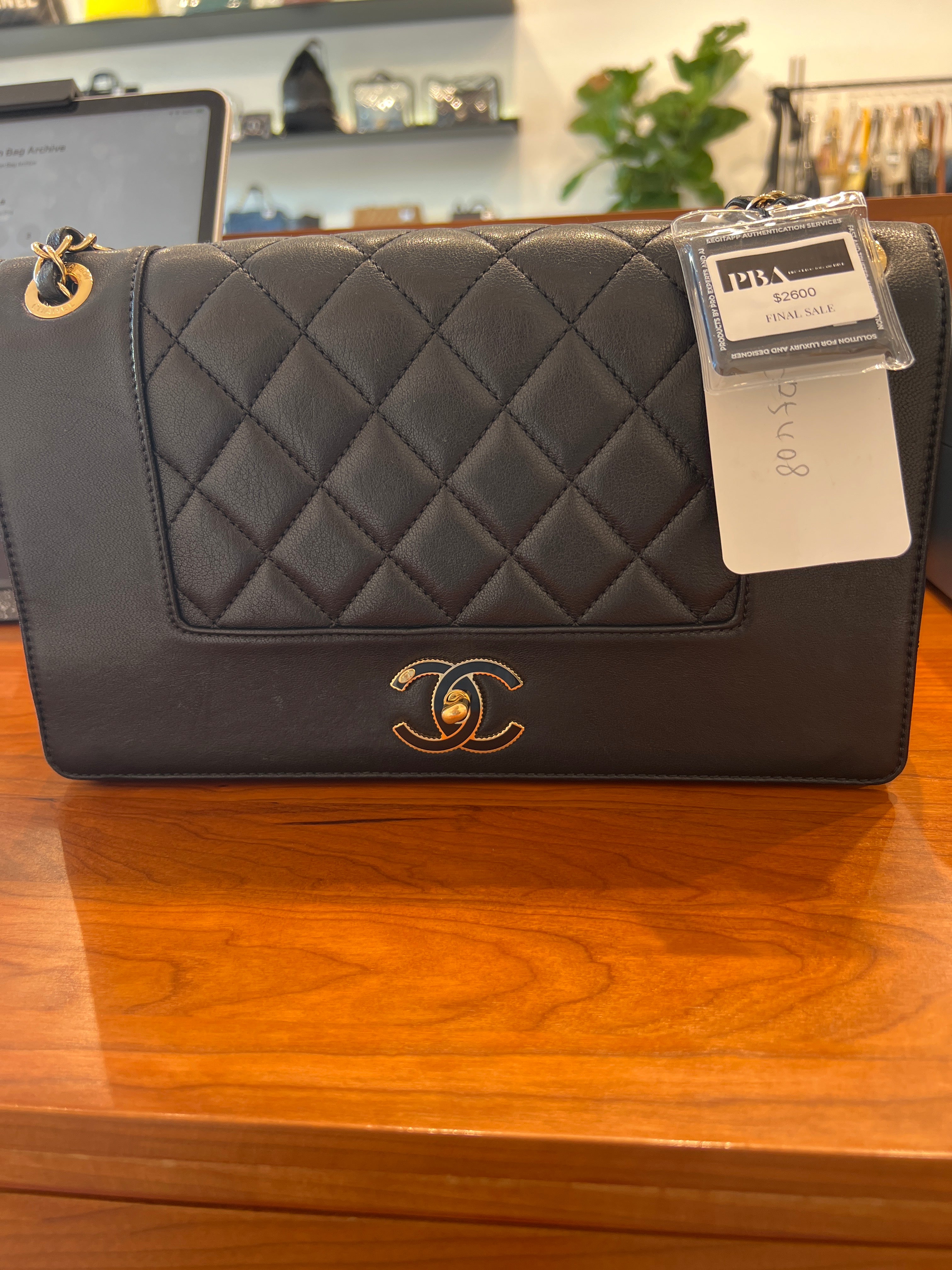 Chanel Mademoiselle Vintage Flap Bag sheepskin cp5608