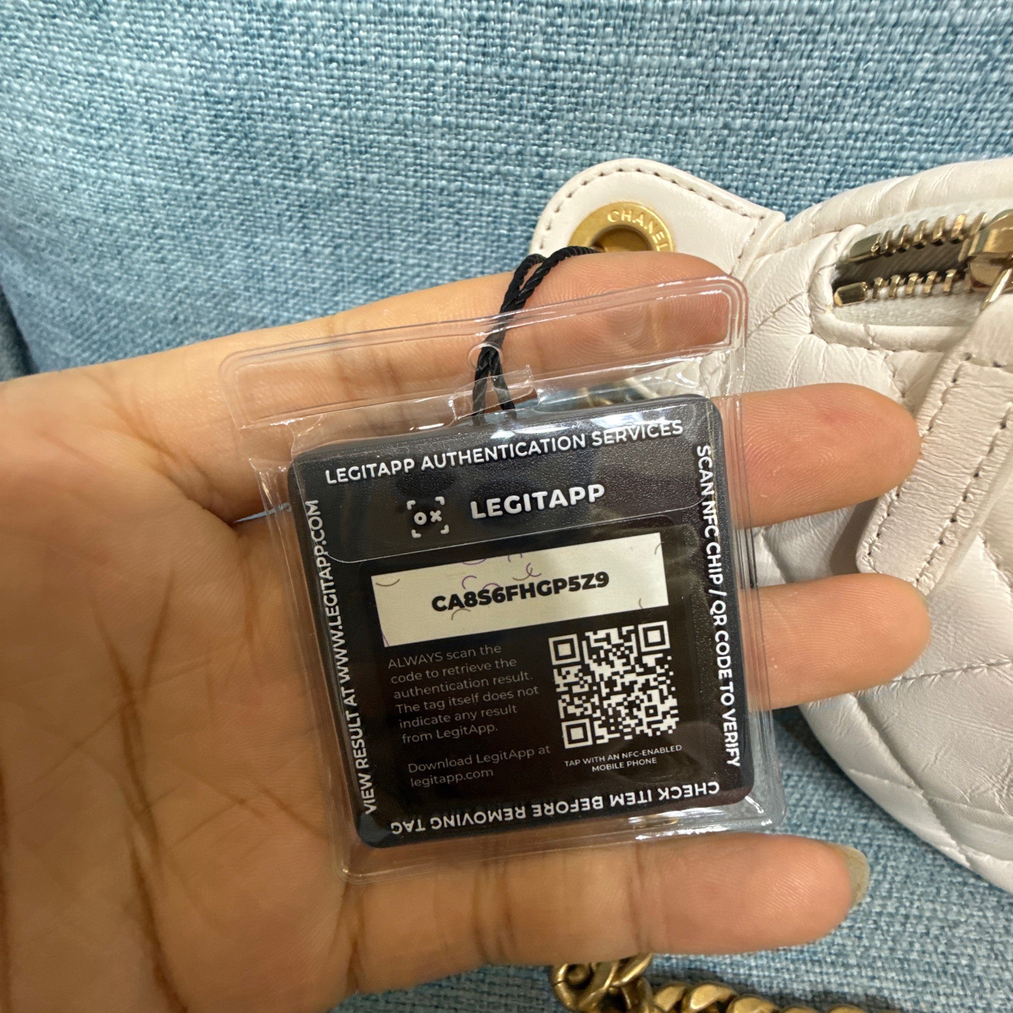 Chanel Quilted Lambskin Chain Waist Belt Bag
