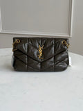Saint Laurent Quilted Lambskin Loulou Puffer Shoulder Bag